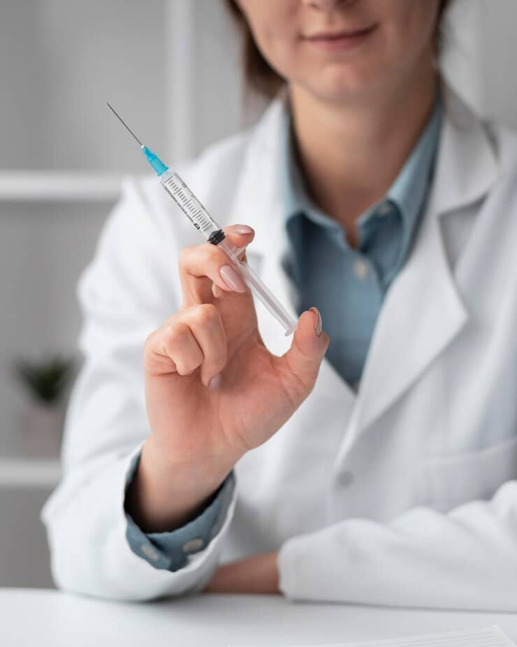 Glow peptide blend injection prepared at OC Weight Loss and Med Spa in Mission Viejo