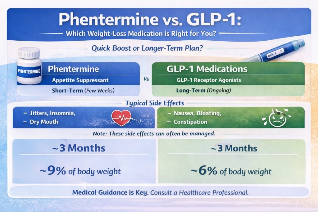 Comparing appetite suppressant options